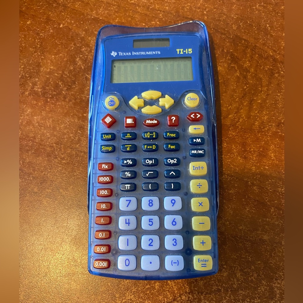 Texas Instruments TI-15 Scientific Calculator